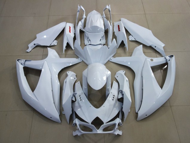 Helles Weiß & Rot 2008-2010 Suzuki GSXR 600-750 Motorrad Verkleidung