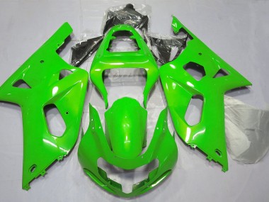 Hellgrün 2001-2003 Suzuki GSXR 600-750 Motorrad Verkleidung