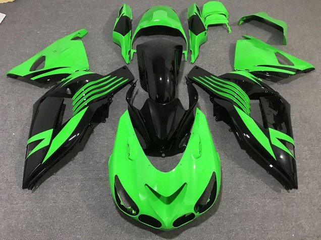 Hellgrün 2006-2011 Kawasaki ZX14R Motorrad Verkleidung Hellgrün 2006-2011 Kawasaki ZX14R Motorrad Verkleidung