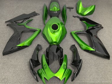 Hellgrün & Schwarz 2006-2007 Suzuki GSXR 600-750 Motorrad Verkleidung