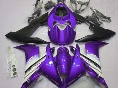 Hellviolett & Weiß 2004-2006 Yamaha R1 Motorrad Verkleidung