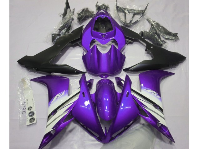 Hellviolett & Weiß 2004-2006 Yamaha R1 Motorrad Verkleidung