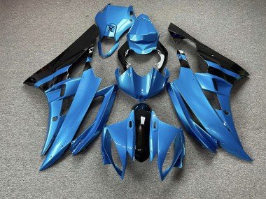 Himmelblau & Schwarz 2006-2007 Yamaha R6 Motorrad Verkleidung