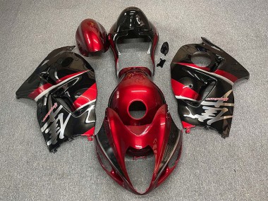 Kastanienbraun & Schwarz 1997-2007 Suzuki GSXR 1300 Motorrad Verkleidung