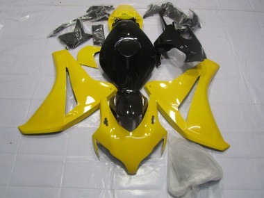 Klares Gelb & Schwarz 2008-2011 Honda CBR1000RR Motorrad Verkleidung