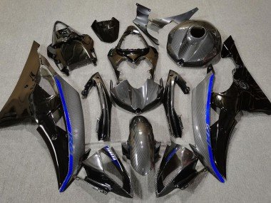 Kohlefaser & Blau 2008-2016 Yamaha R6 Motorrad Verkleidung