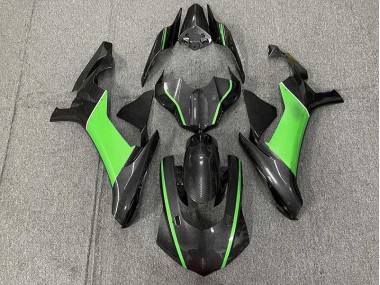 Kohlefaser & Grün 2015-2019 Yamaha R1 Motorrad Verkleidung