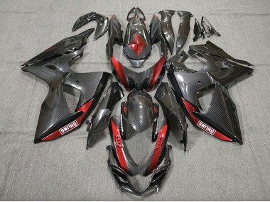 Kohlefaser Rot 2009-2016 Suzuki GSXR 1000 Motorrad Verkleidung