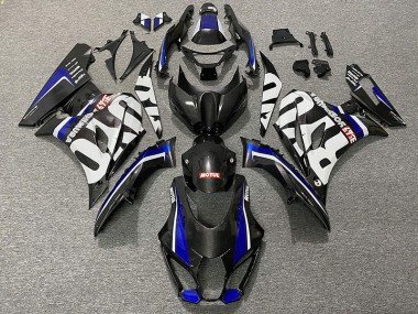 Kohlefaser Stil & Blau 2017-2023 Suzuki GSXR 1000 Motorrad Verkleidung