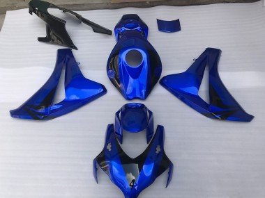 Kräftiges Glänzend Blau 2008-2011 Honda CBR1000RR Motorrad Verkleidung