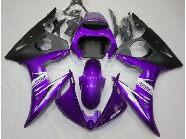 Lila-Weiß 2003-2004 Yamaha R6 Motorrad Verkleidung