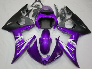 Lila-Weiß 2003-2004 Yamaha R6 Motorrad Verkleidung