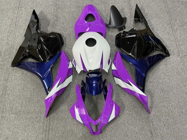 Lila & Weiß 2009-2012 Honda CBR600RR Motorrad Verkleidung