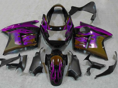 Lila Flamme 1996-2007 Honda CBR1100XX Motorrad Verkleidung