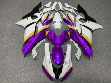 Lila-Gelber Glanz 2017-2021 Yamaha R6 Motorrad Verkleidung