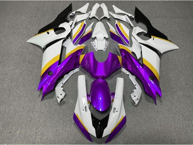 Lila-Gelber Glanz 2017-2021 Yamaha R6 Motorrad Verkleidung Lila-Gelber Glanz 2017-2021 Yamaha R6 Motorrad Verkleidung