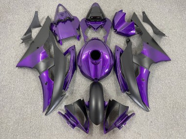 Lila & Matt Schwarz 2008-2016 Yamaha R6 Motorrad Verkleidung