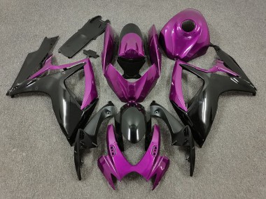 Lila & Schwarz 2006-2007 Suzuki GSXR 600-750 Motorrad Verkleidung