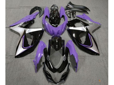 Lila Silber & Schwarz 2009-2016 Suzuki GSXR 1000 Motorrad Verkleidung