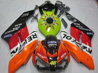 Lime Rossi Repsol 2004-2005 Honda CBR1000RR Motorrad Verkleidung