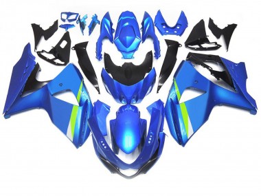 Matt Blau 2009-2016 Suzuki GSXR 1000 Motorrad Verkleidung