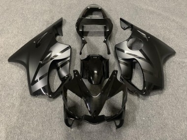 Matt & Glänzend Schwarz 2001-2003 Honda CBR600 F4i Motorrad Verkleidung