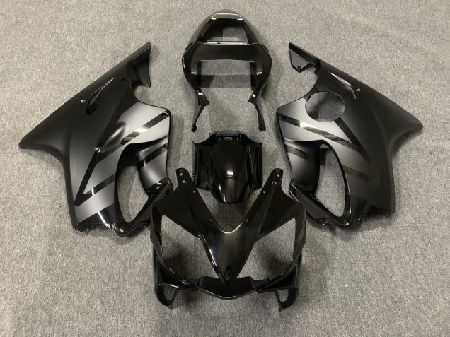 Matt & Glänzend Schwarz 2001-2003 Honda CBR600 F4i Motorrad Verkleidung