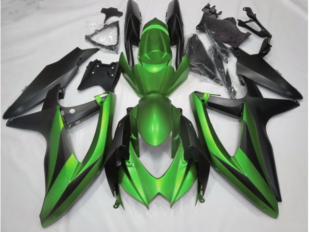 Matt Grün 2008-2010 Suzuki GSXR 600-750 Motorrad Verkleidung