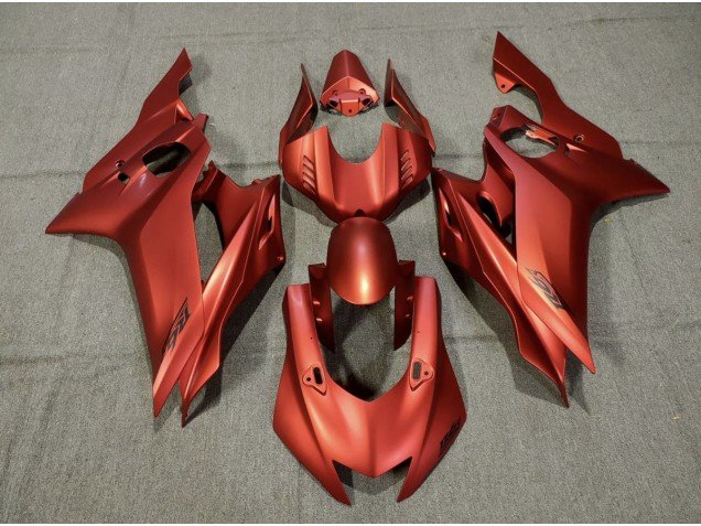 Matt Rot 2017-2021 Yamaha R6 Motorrad Verkleidung Matt Rot 2017-2021 Yamaha R6 Motorrad Verkleidung