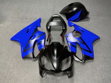 Matt Schwarz & Blau 2001-2003 Honda CBR600 F4i Motorrad Verkleidung