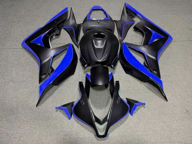 Matt Schwarz & Blau 2007-2008 Honda CBR600RR Motorrad Verkleidung