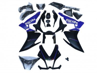 Matt Schwarz & Blau 2010-2015 Aprilia RSV4 1000 Motorrad Verkleidung