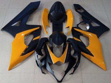 Matt Schwarz & Hellorange 2005-2006 Suzuki GSXR 1000 Motorrad Verkleidung