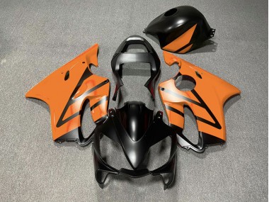 Matt Schwarz & Orange 2001-2003 Honda CBR600 F4i Motorrad Verkleidung