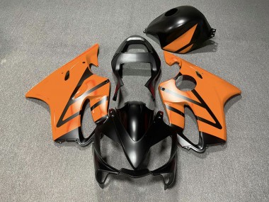 Matt Schwarz & Orange 2001-2003 Honda CBR600 F4i Motorrad Verkleidung