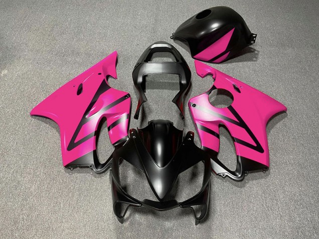 Matt Schwarz & Pink 2001-2003 Honda CBR600 F4i Motorrad Verkleidung
