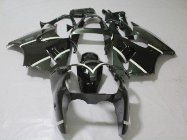 Metallic Grau & Schwarz 2000-2002 Kawasaki ZX6R Motorrad Verkleidung