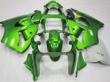 Metallic Grün 2000-2002 Kawasaki ZX6R Motorrad Verkleidung