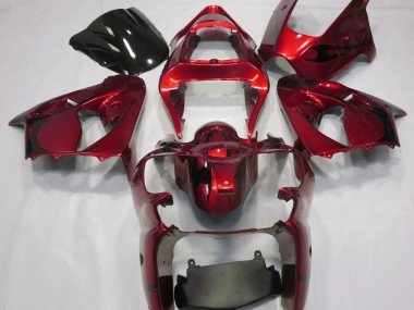 Metallic Rot 2000-2002 Kawasaki ZX6R Motorrad Verkleidung