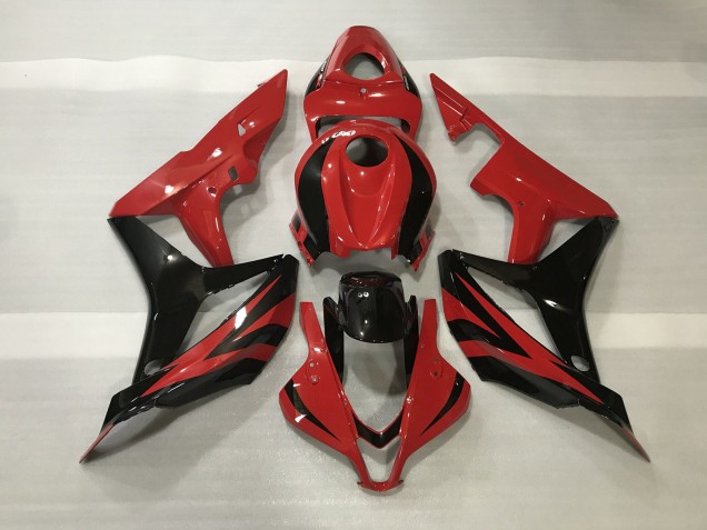Metallic Rot-Stil OEM 2007-2008 Honda CBR600RR Motorrad Verkleidung