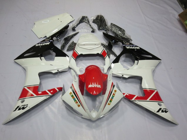 Motul Rot & Schwarz 2005 Yamaha R6 Motorrad Verkleidung