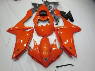 Orange Glänzend 2007-2008 Yamaha R1 Motorrad Verkleidung
