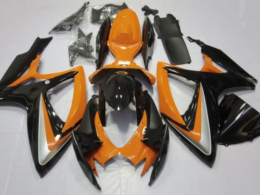 Orange Glänzend Ohne Abzeichen 2006-2007 Suzuki GSXR 600-750 Motorrad Verkleidung