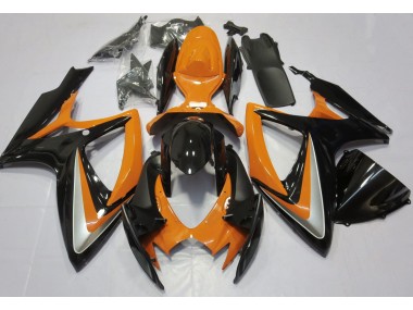Orange Glänzend Ohne Abzeichen 2006-2007 Suzuki GSXR 600-750 Motorrad Verkleidung