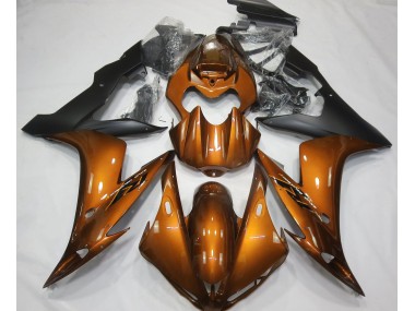 Orange Glänzend & Schwarz 2004-2006 Yamaha R1 Motorrad Verkleidung