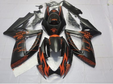 Orange Matt 2006-2007 Suzuki GSXR 600-750 Motorrad Verkleidung