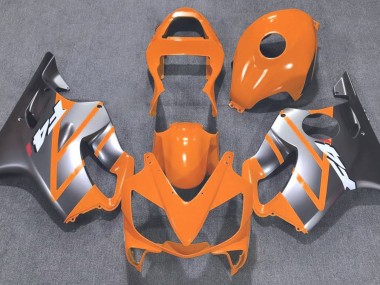 Orange & Matt Silber 2001-2003 Honda CBR600 F4i Motorrad Verkleidung
