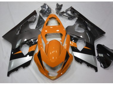 Orange & Silber 2004-2005 Suzuki GSXR 600-750 Motorrad Verkleidung