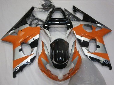 Orange Silber OEM Stil 2000-2002 Suzuki GSXR 1000 Motorrad Verkleidung