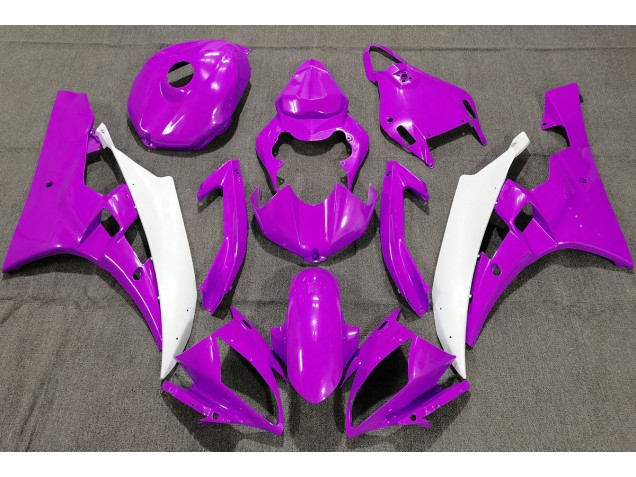 Perllila 2006-2007 Yamaha R6 Motorrad Verkleidung